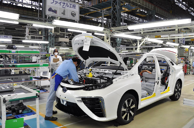 Производство авто в Японии