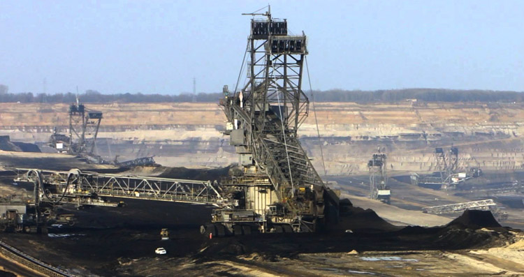 Добыча угля в Германии