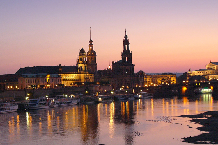 Вечерний Дрезден