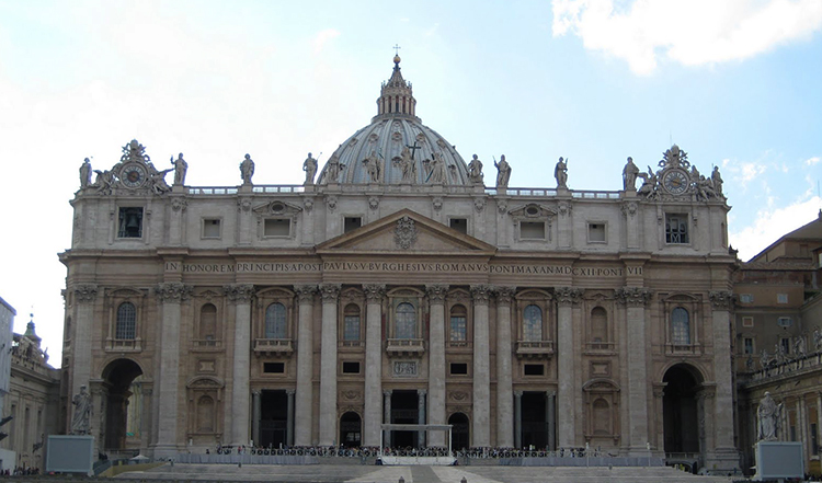 Собор и площадь Святого Петра в Ватикане