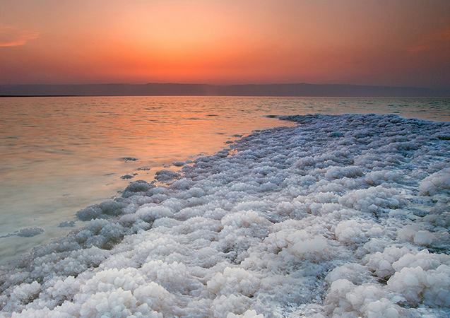 Вид мертвого моря
