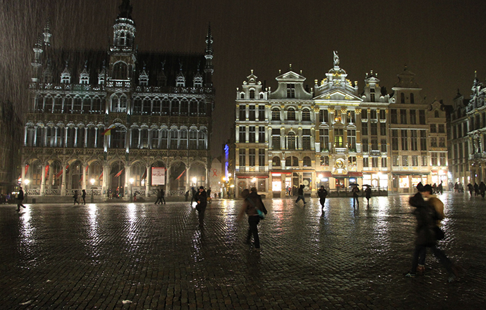 Дождь в Брюсселе